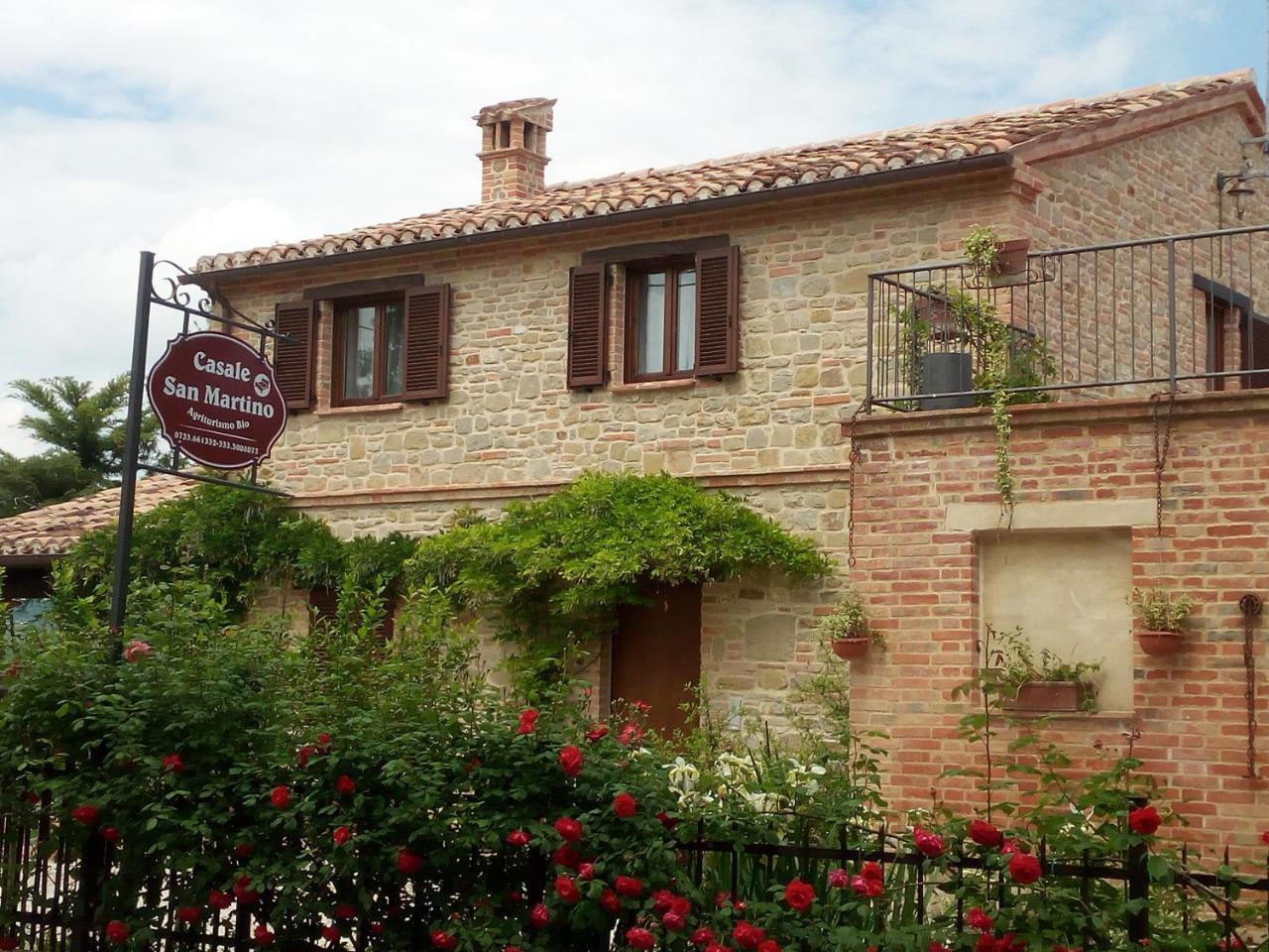 Casale San Martino Agriturismo Bio Sant'Angelo in Pontano Ngoại thất bức ảnh